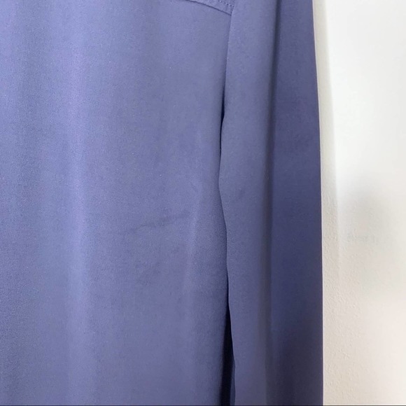 Ann taylor navy blue long sleeve blouse with lace details size XS - Picture 4 of 9